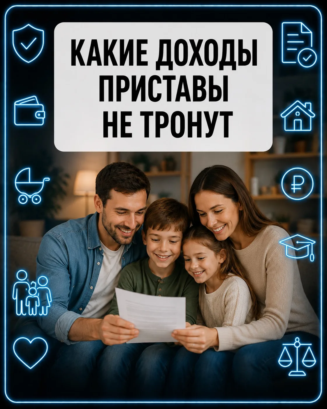 💳 Какие деньги приставы не имеют права списывать?

Многие думают. если есть долги — спишут вообще в