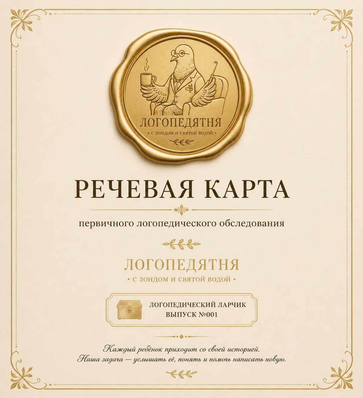 🗂 Логопедический ларчик. Выпуск №001