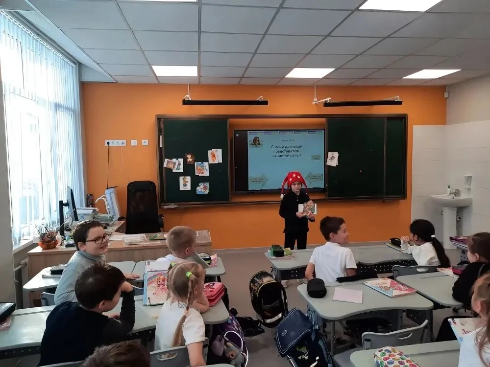 12.03.2026 в рамках предметной недели во 2 А классе прошла викторина " Путешествие по сказкам". Ребя