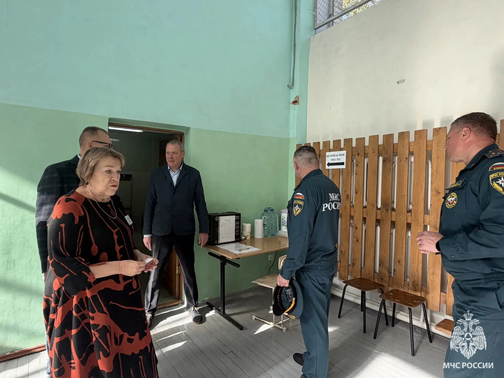 📌 Сотрудники МЧС России проверили готовность пункта временного размещения и укрытия
