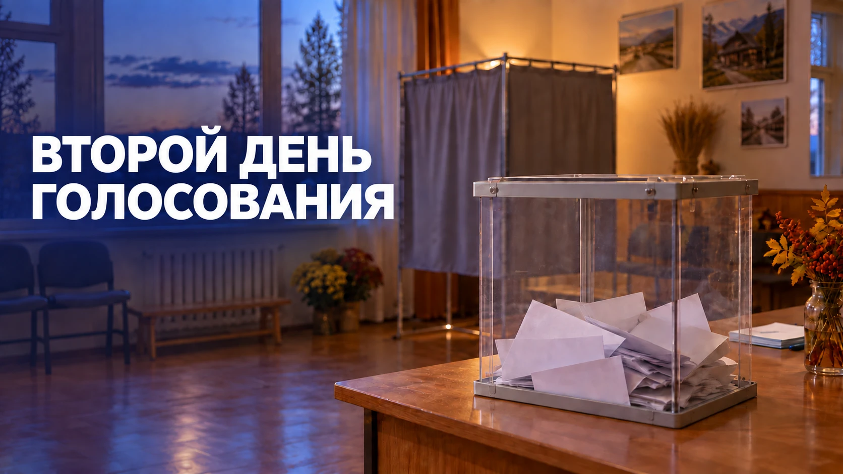 Второй день голосования начался в Ширинском районе