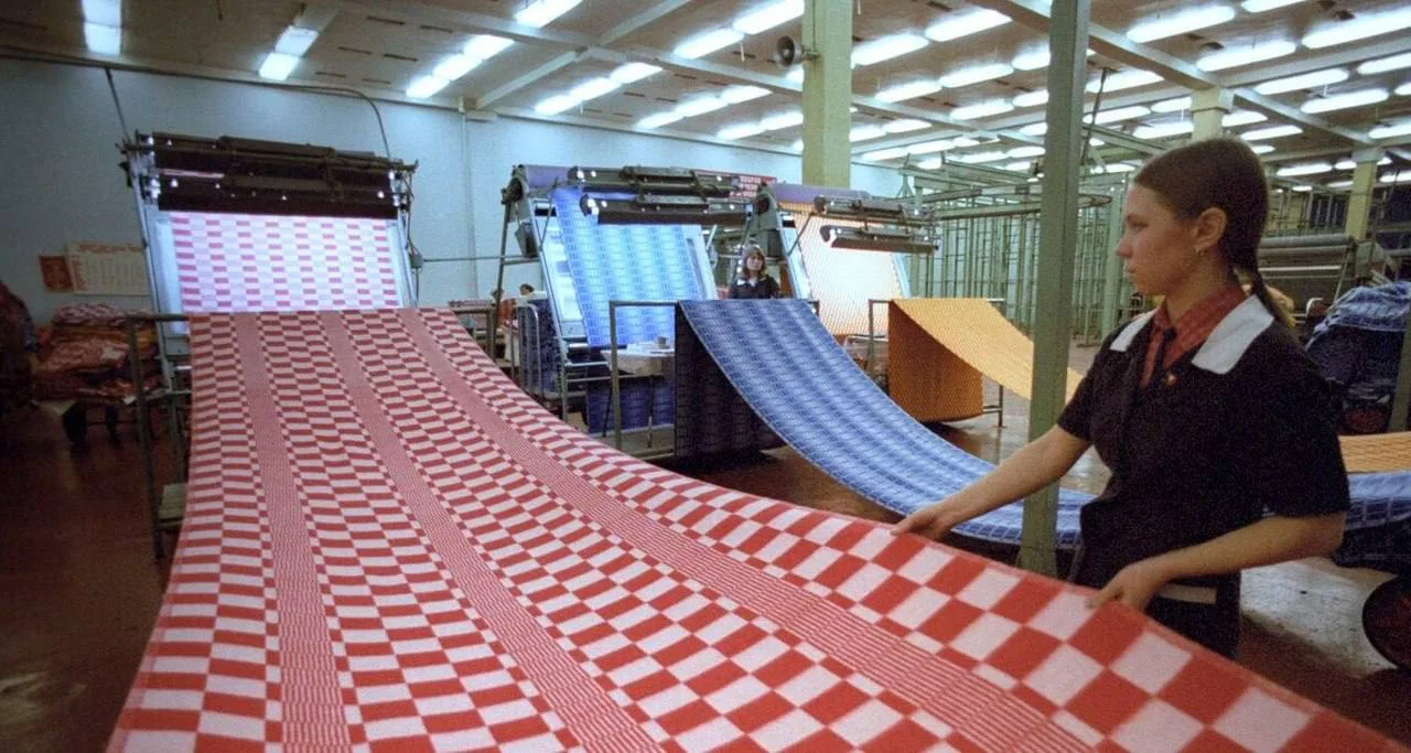 🏭 Линия производства одеял Читинского КСК, 1 февраля 1982 года.