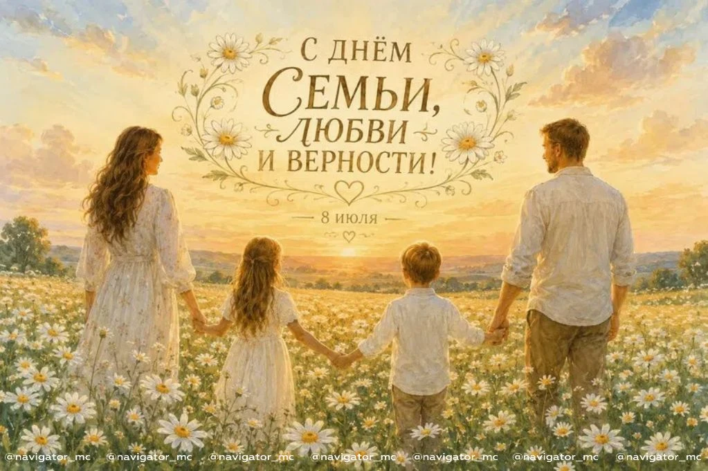 С Днём семьи, любви и верности! ✨