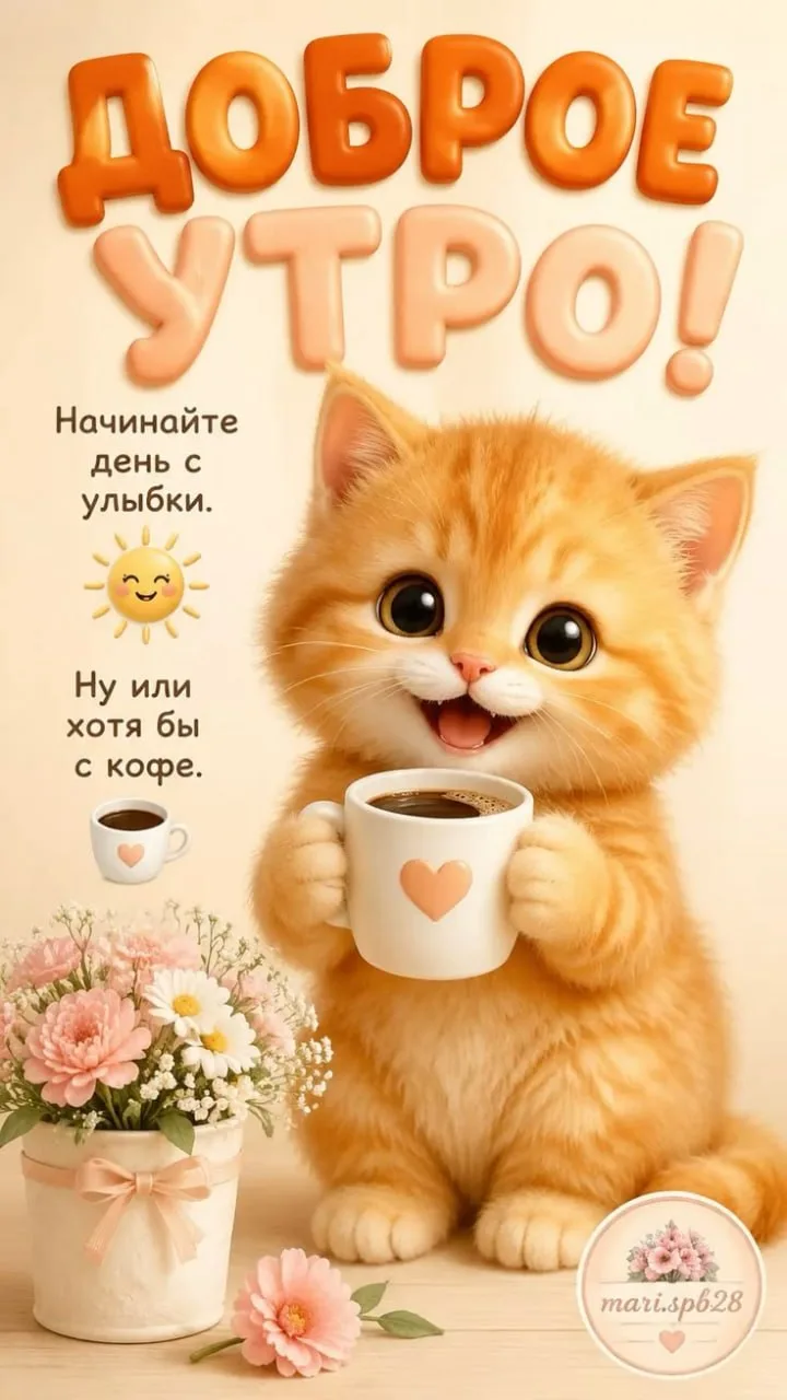 Хорошего утра и теплого дня