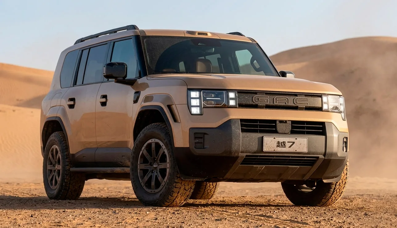 Рамный внедорожник от GAC в стиле Land Cruiser и Defender  GAC Trumpchi представил новый внедорожник