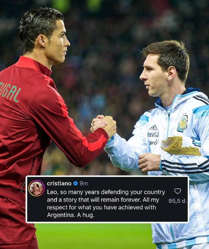ПОСЛАНИЕ КРИШТИАНУ РОНАЛДУ ЛИОНЕЛЮ МЕССИ 🇵🇹🤝🇦🇷