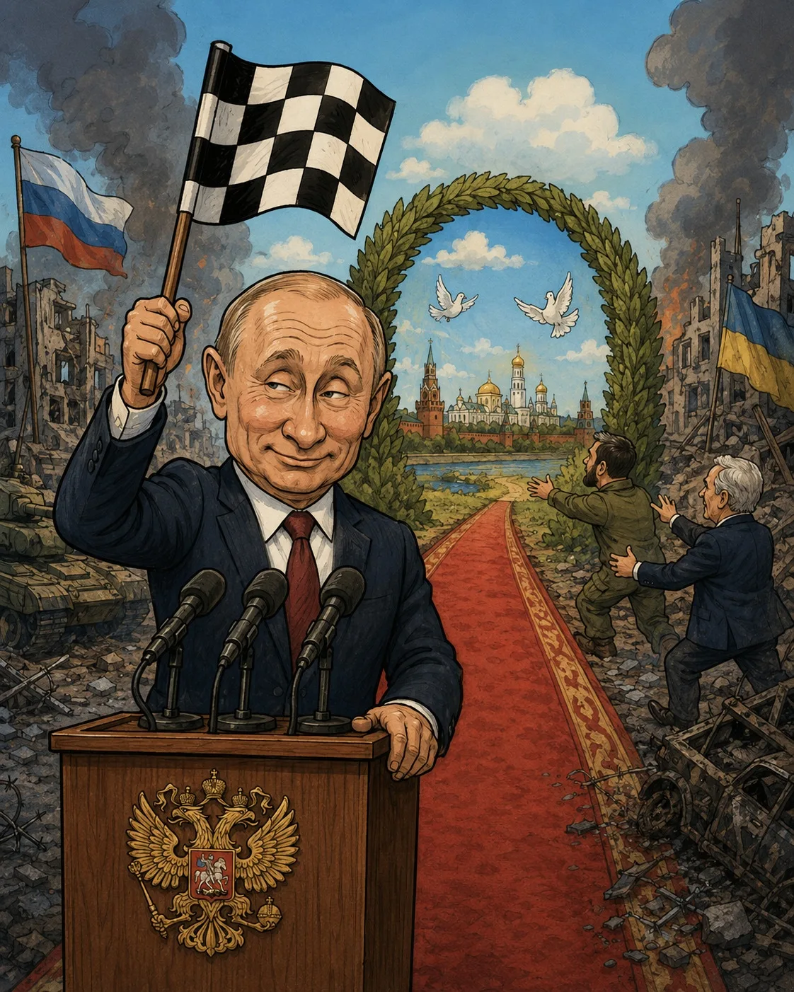 ⚡️⚡️⚡️ Владимир Путин заявил, что конфликт на Украине близок к своему завершению.