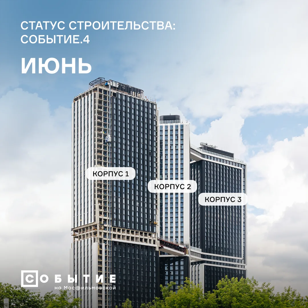 Здесь у нас #ВсёПоПлану, а готовность 1-го корпуса достигла 68%.