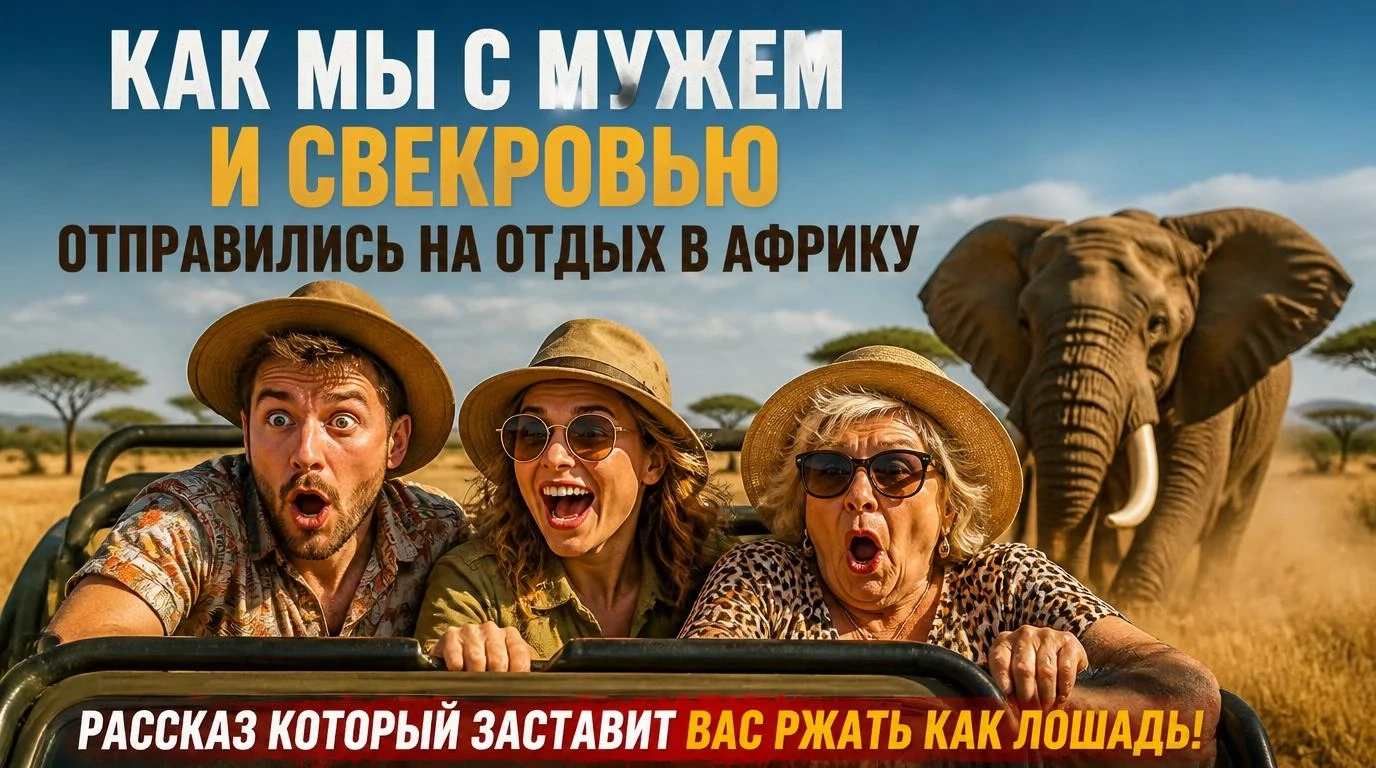 Как мы с мужем и свекровью отправились на отдых в Африку