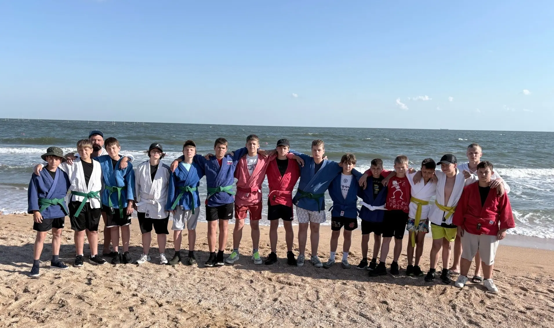 Учебно-тренировочные сборы на Азовском море☀