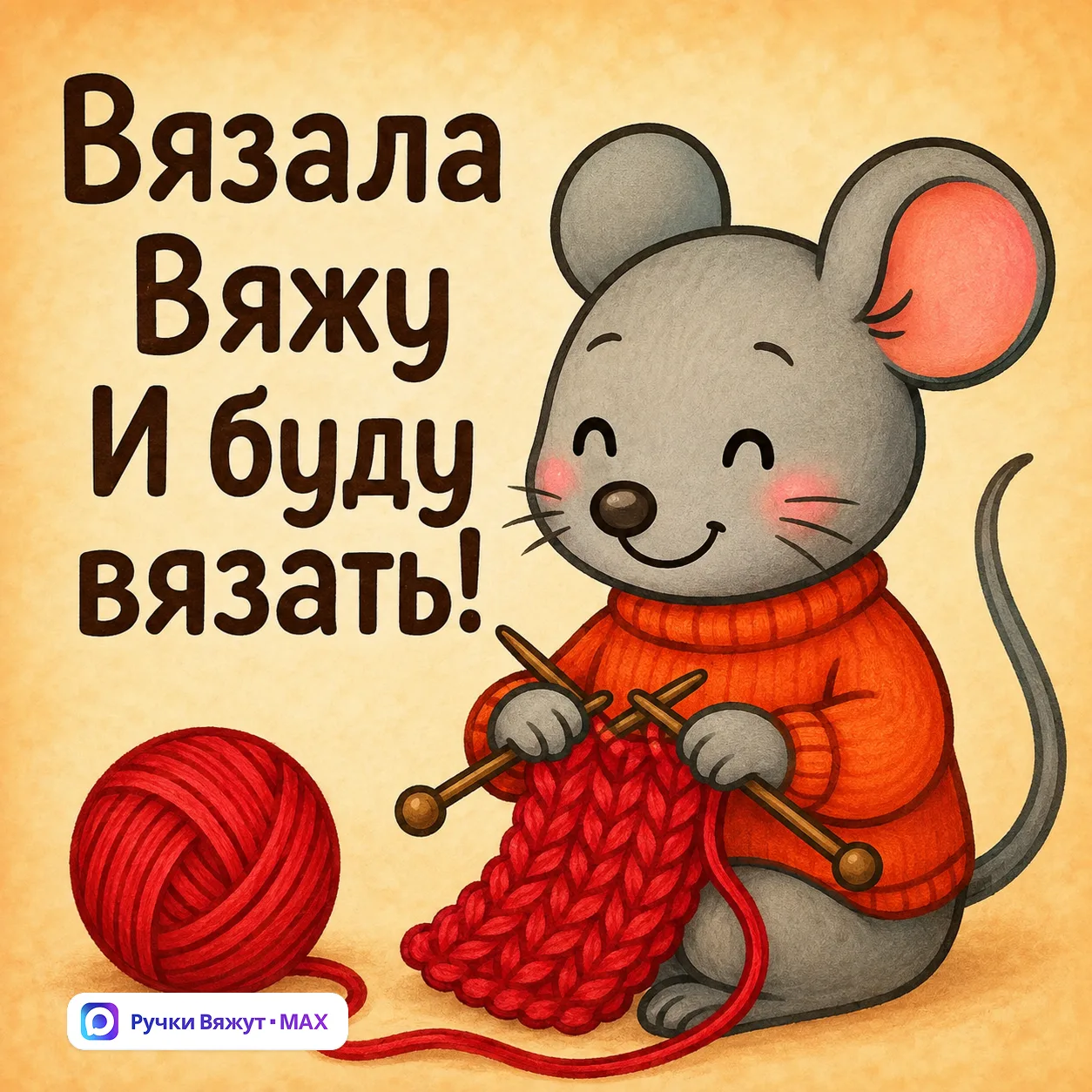 Девиз всех нас, кто не представляет свою жизнь без петелек и узоров 😊