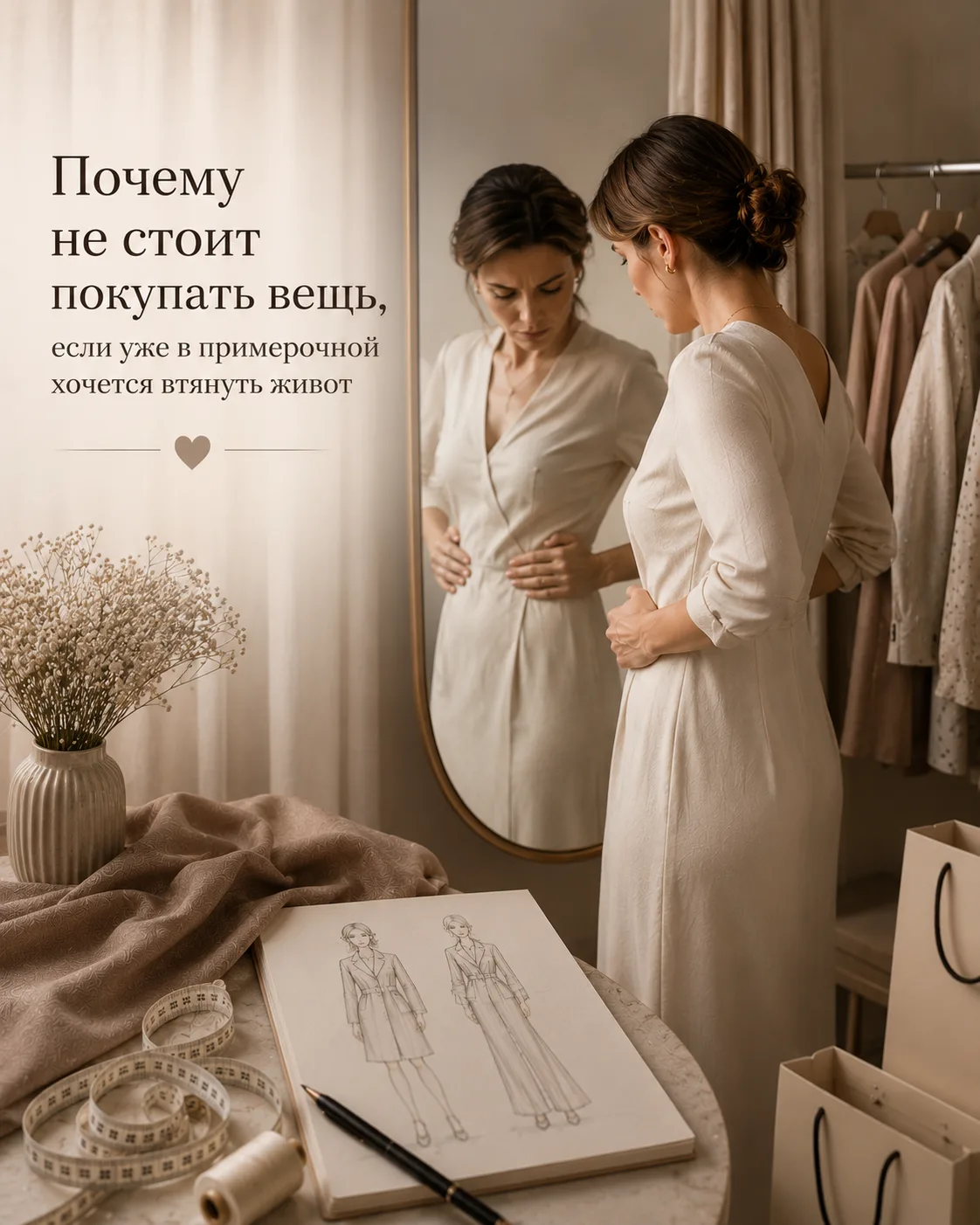 💚 Почему не стоит покупать вещь, если уже в примерочной хочется втянуть живот