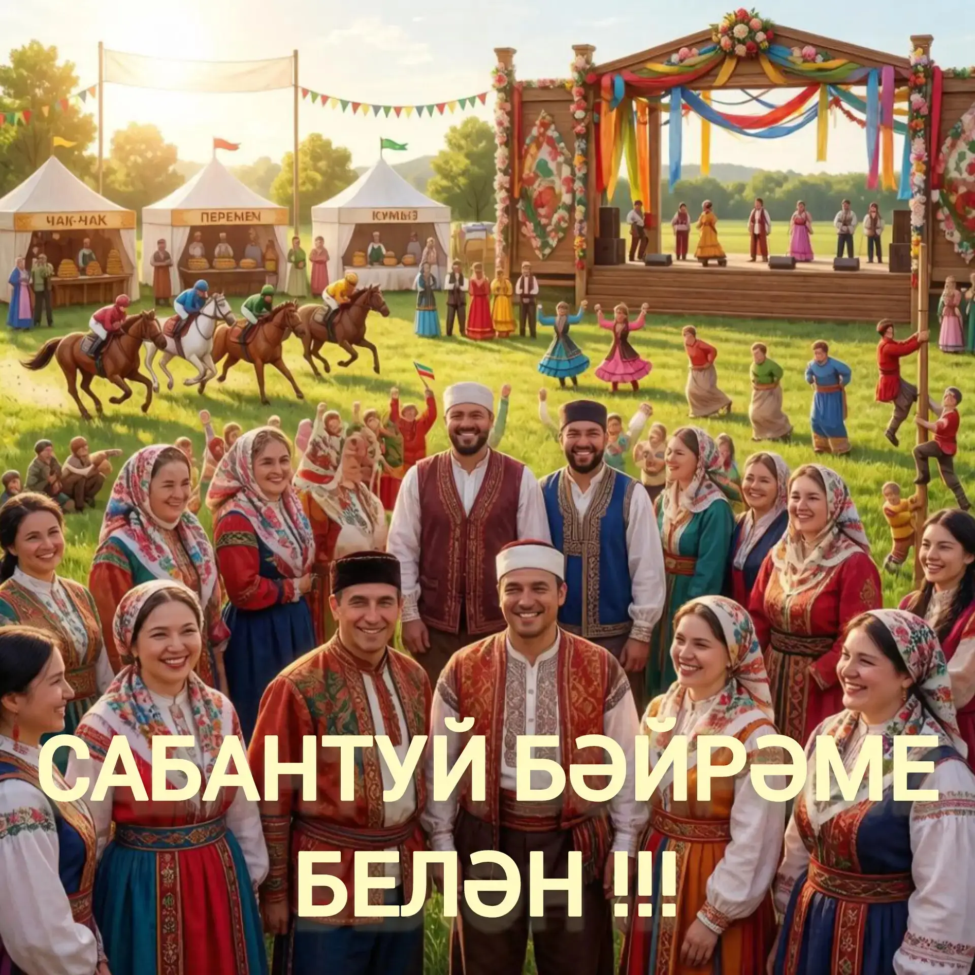 Сабантуй мөбарәк булсын!