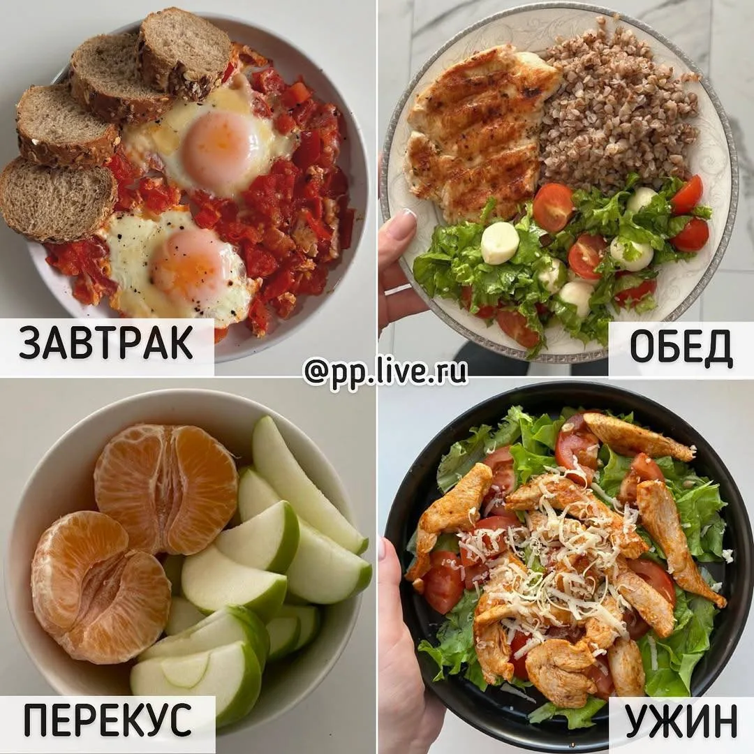 ПП МЕНЮ НА 1250 ККАЛ