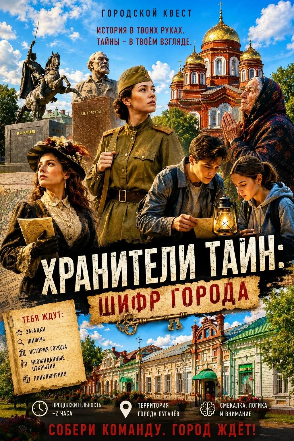 «ХРАНИТЕЛИ ТАЙН: ШИФР ГОРОДА» — КВЕСТ СТАРТУЕТ!
