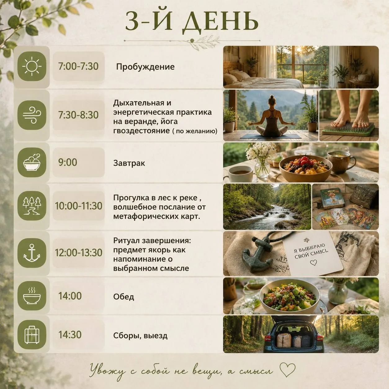 РЕТРИТ   🗓️ С 5 по 7 июня  📍Мезмай  — место силы в горном посёлке 🏔️💫  Три дня, где не нужно быть уд