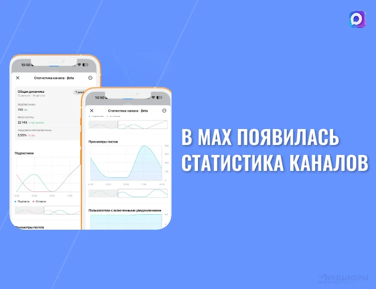 ⚡️ В MAX появилась внутренняя статистика каналов