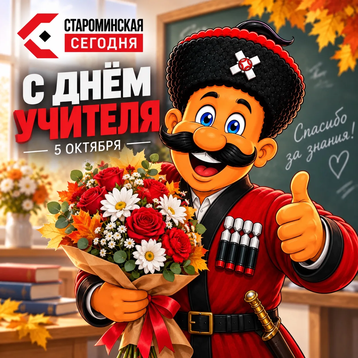 🎓 Сегодня — День учителя