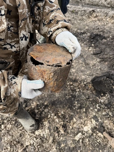 Члены военно-патриотического Клуба Академии ФСИН России «Поиск» обнаружили останки 6 красноармейцев 
