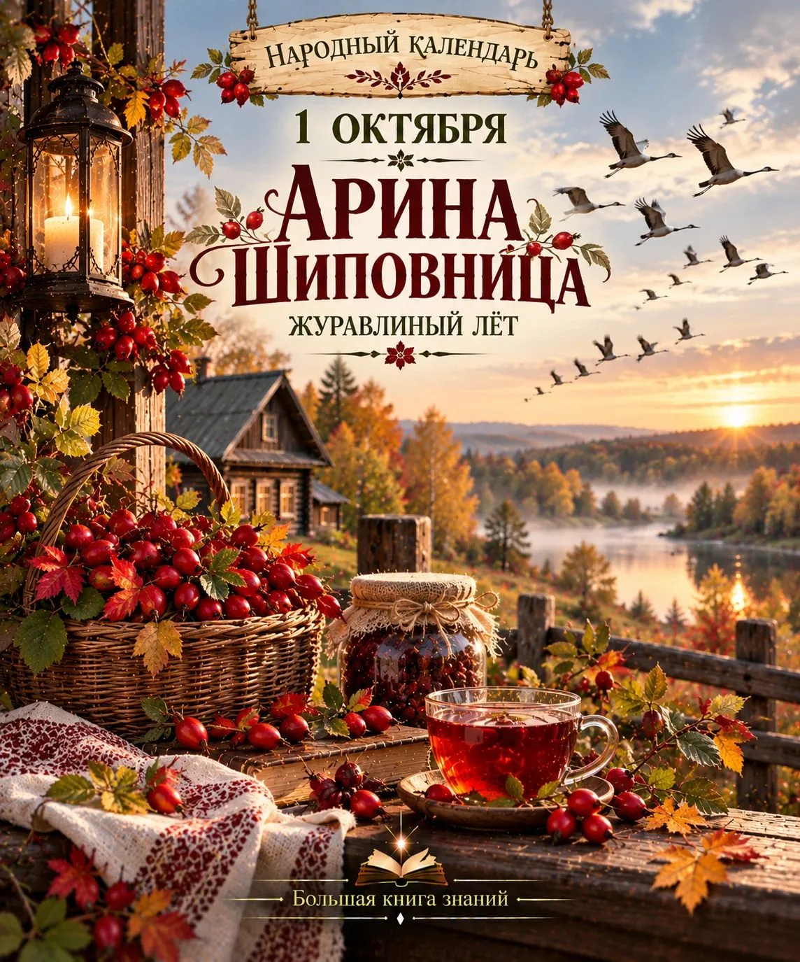 🍂 1 октября — Арина Шиповница