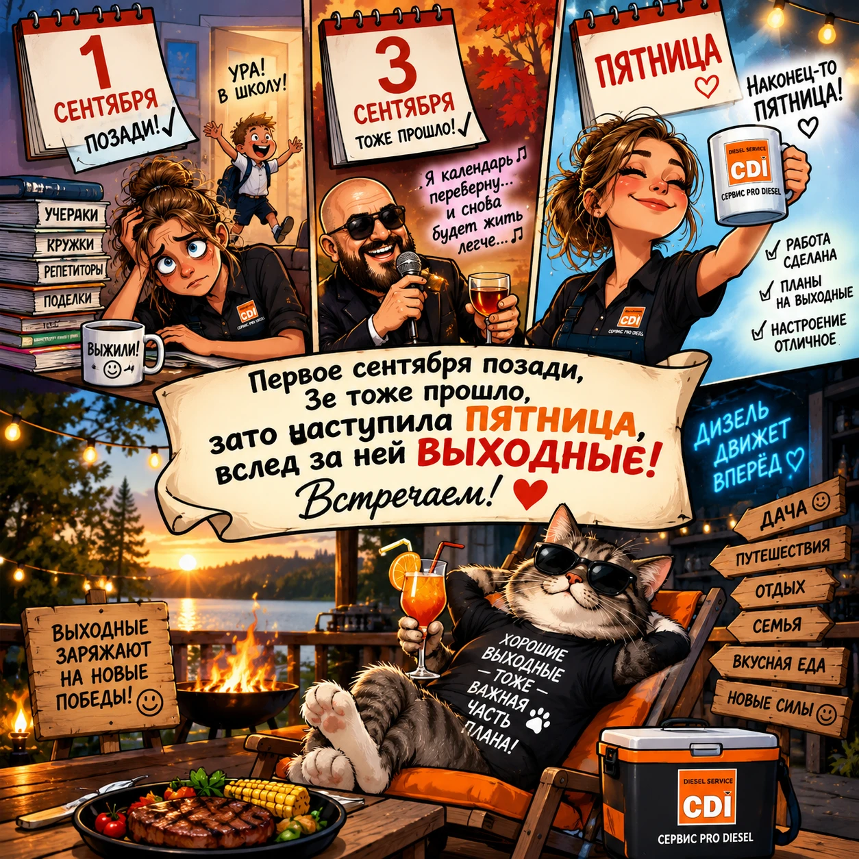 Ну всё 😎.....фух..... главные события СЕНТЯБРЯ позади! 😄📅