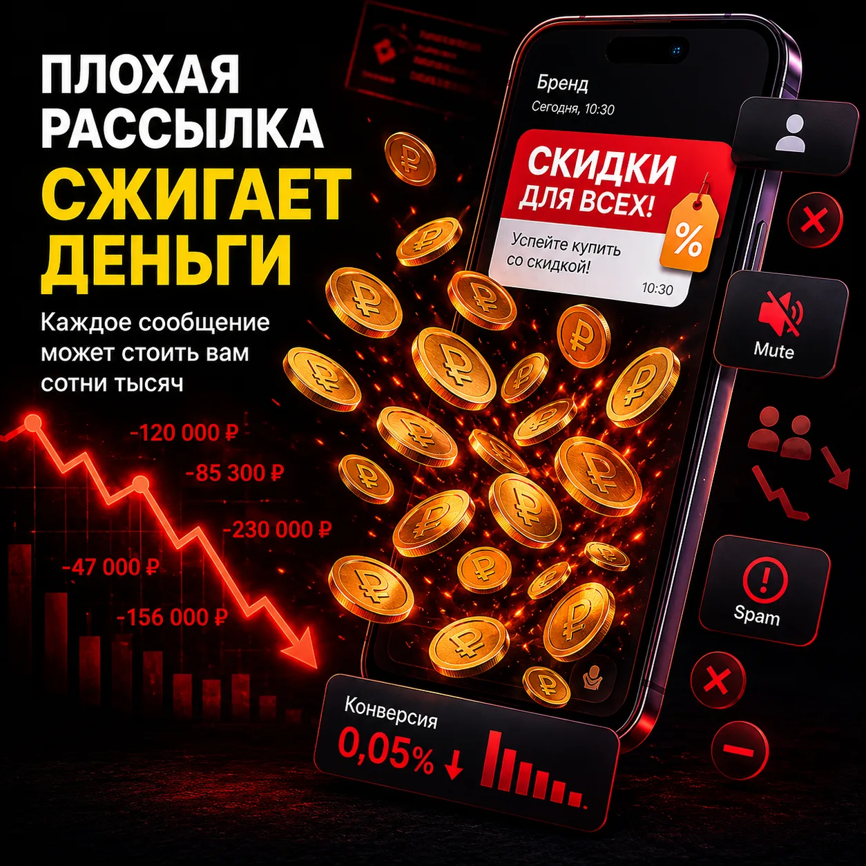 💻Вы теряете деньги на рассылках и даже не знаете об этом