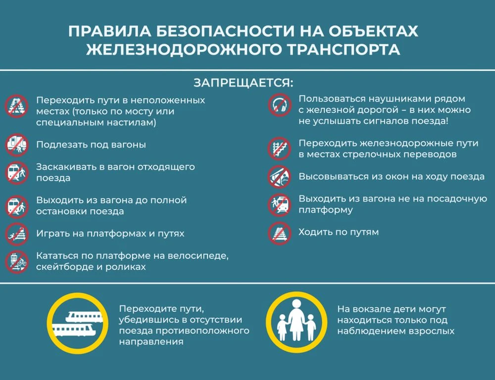 Орловцам рассказывают, как обезопасить себя на железной дороге