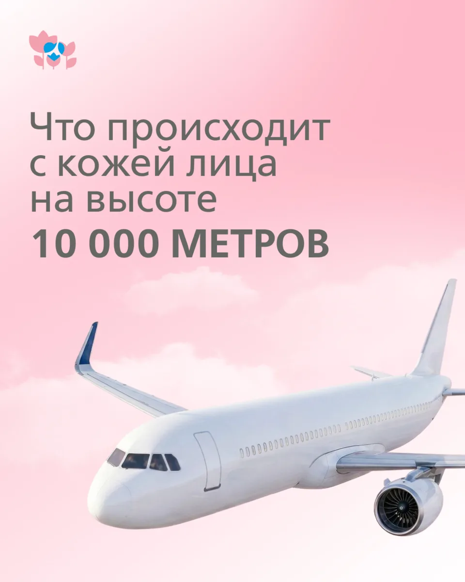 Замечали, что после самолёта хочется сразу умыться и нанести увлажняющий крем?