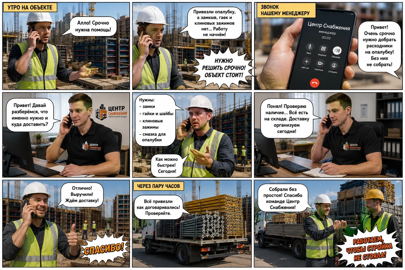 🏗 Стройка глазами снабженца