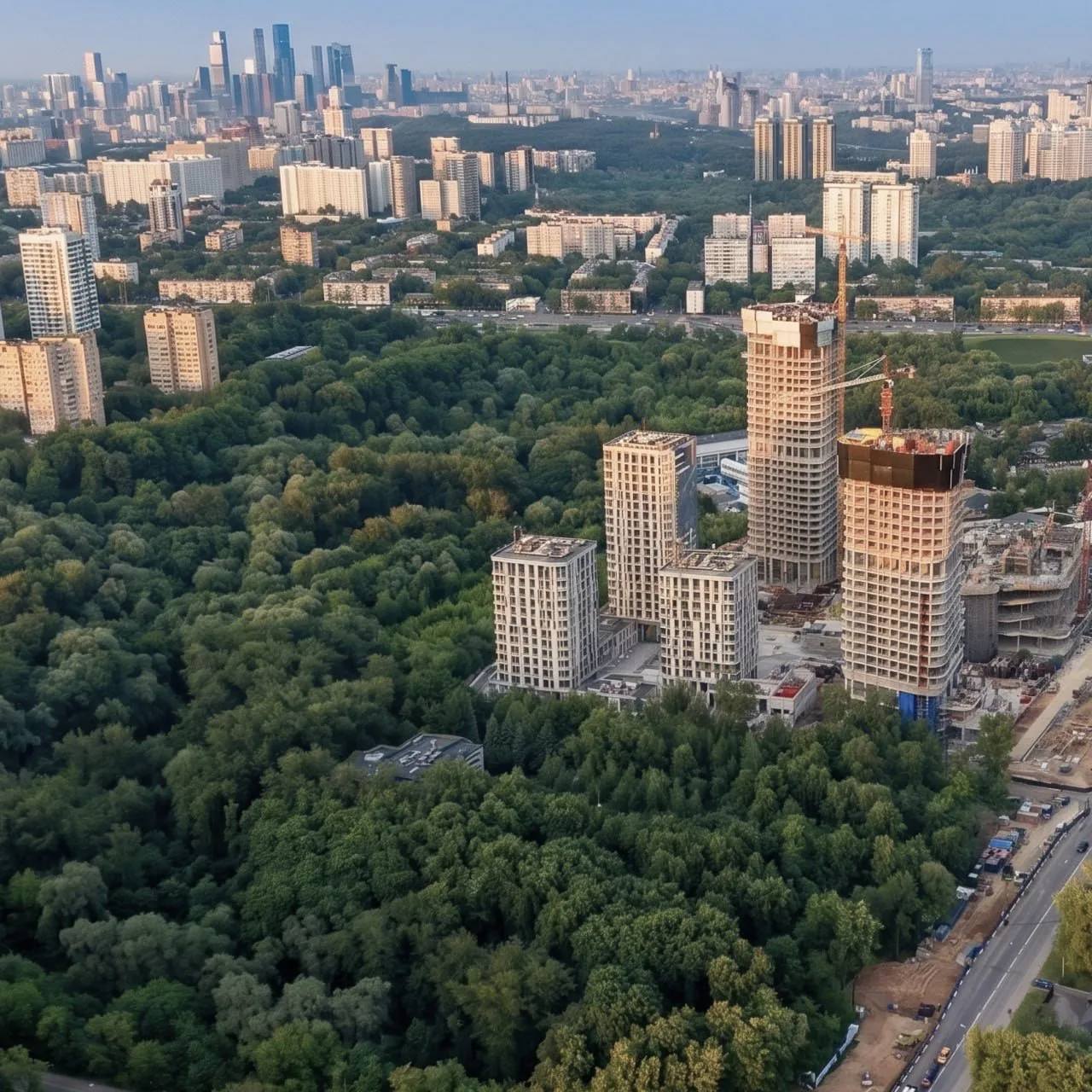 Динамика строительства | июнь