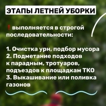 Летняя уборка дворов в Петербурге: как это работает по регламенту

Уборка внутриквартальных территор