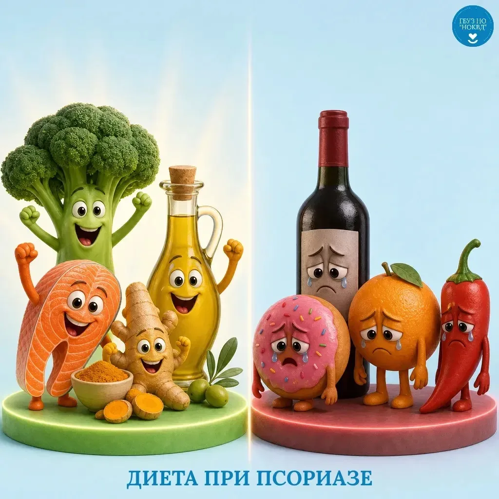 🥗ДИЕТА ПРИ ПСОРИАЗЕ