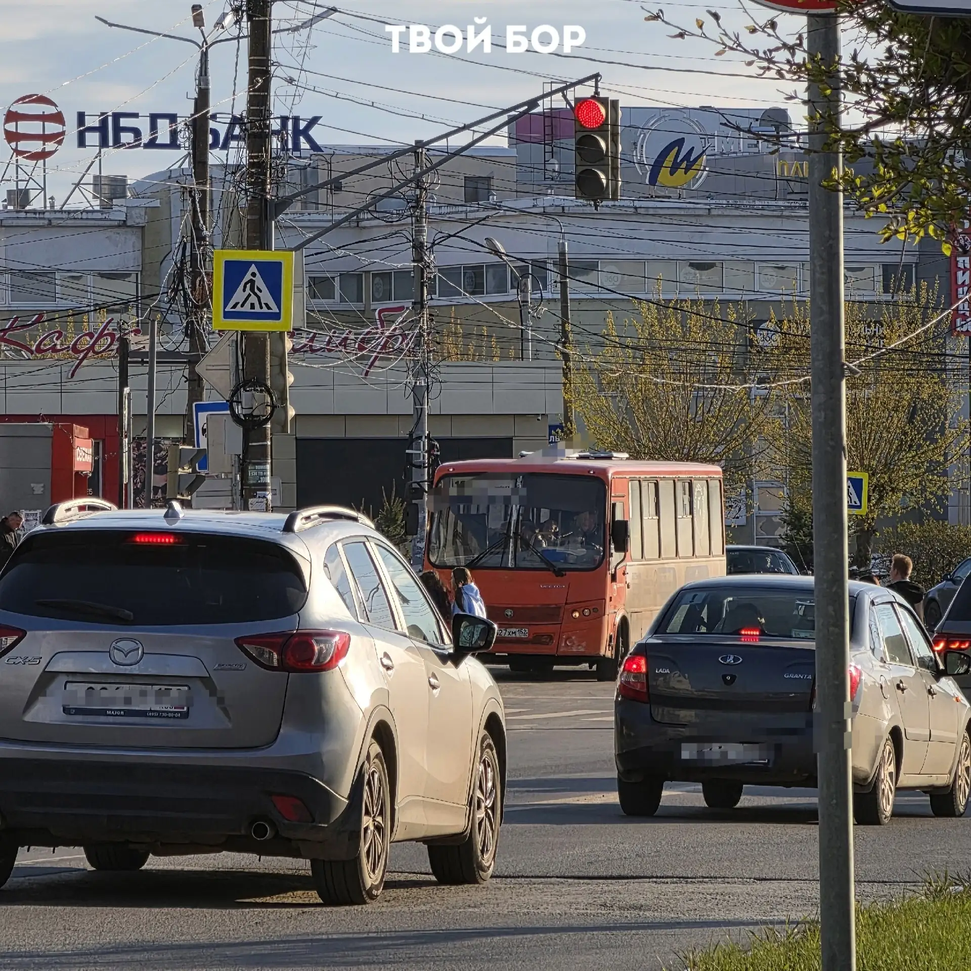 В автобусе на Бору пострадал пассажир