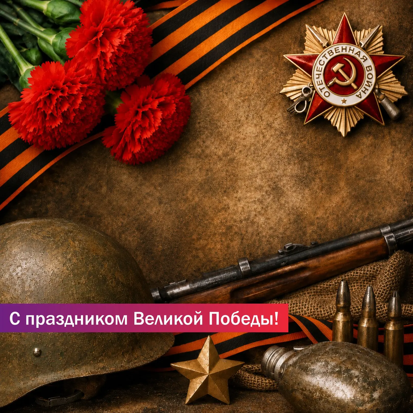 С Днём Победы, дорогие коллеги и партнёры! Желаем вам мира, благополучия и уверенности ...