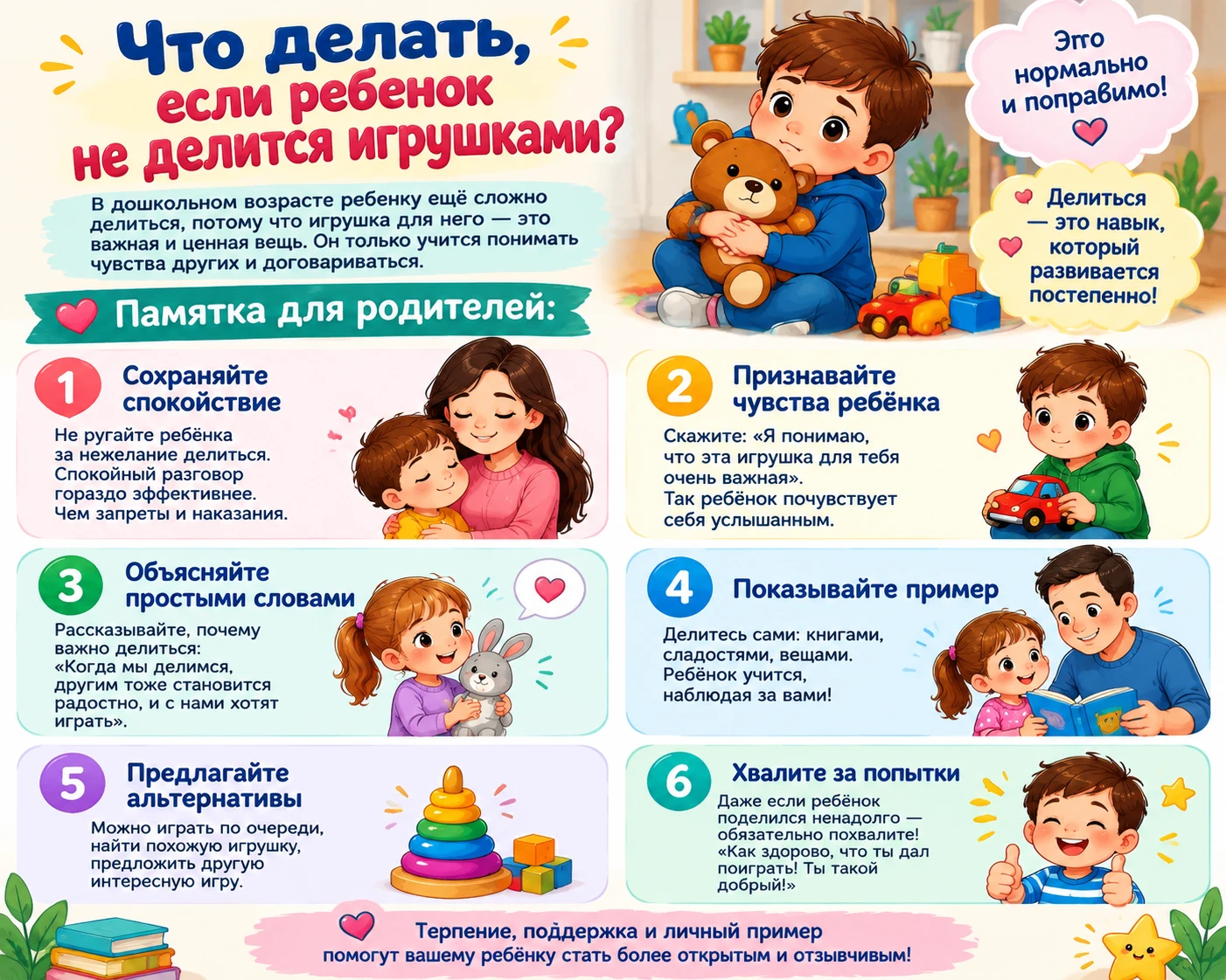 🧸 Что делать, если…