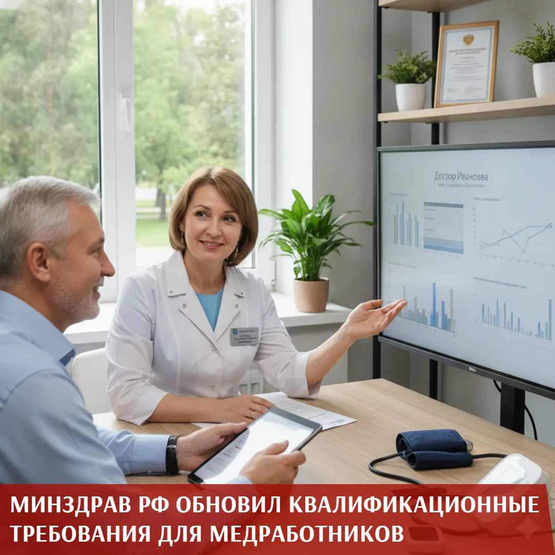 Обновленные квалификационные требования к медицинским и фармацевтическим работникам утв...