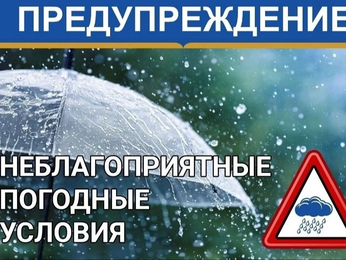 27 июля 2026 года в ближайший час местами по Республике Мордовия ожидается сильный дождь. С сохранен