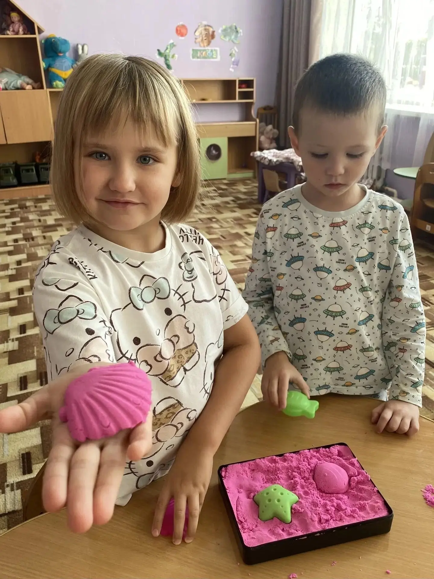 Сегодня у наших ребят прошел очень увлекательный день — День песка!