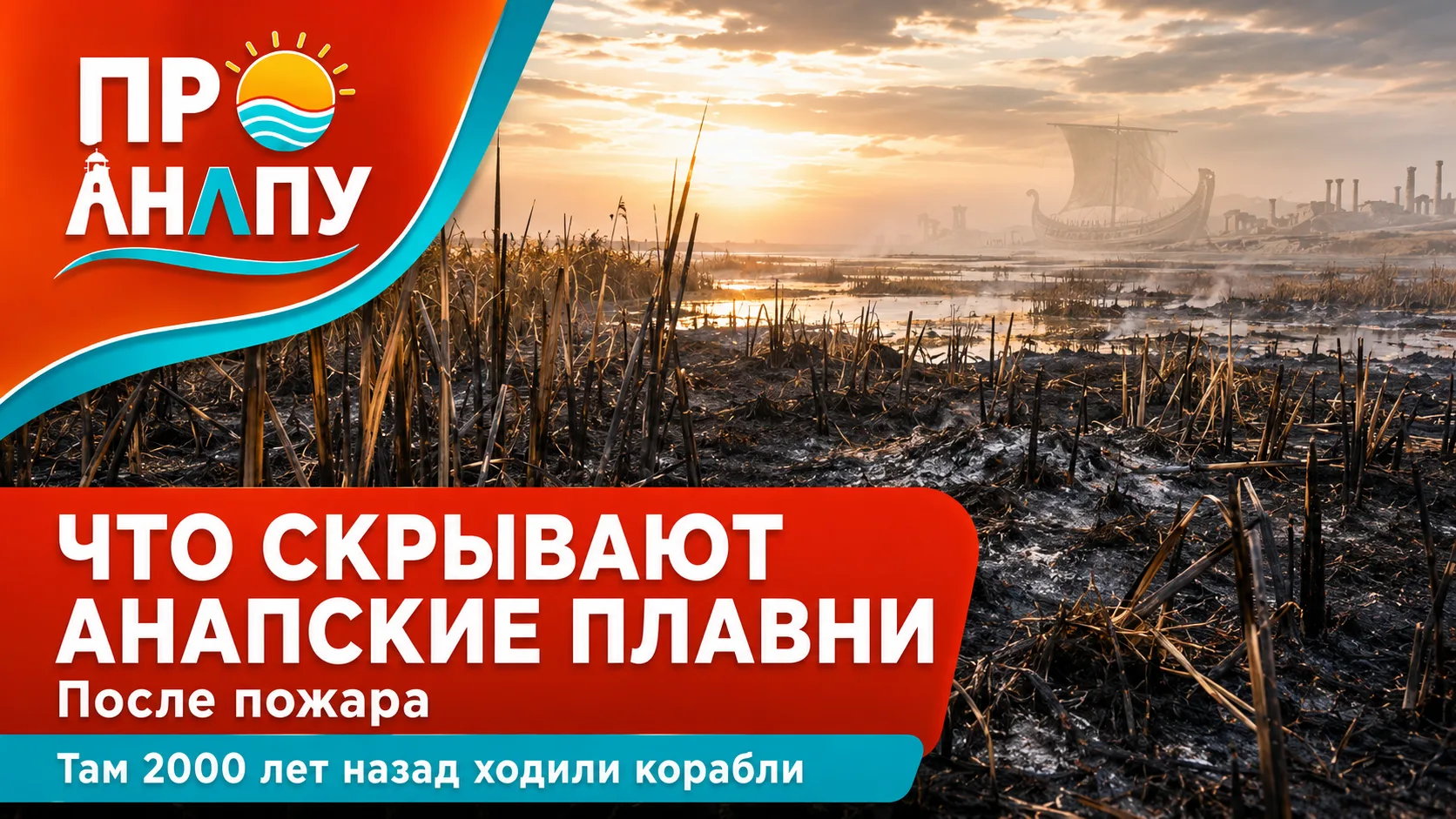 Там, где две тысячи лет назад ходили корабли: что скрывают Анапские плавни после пожара