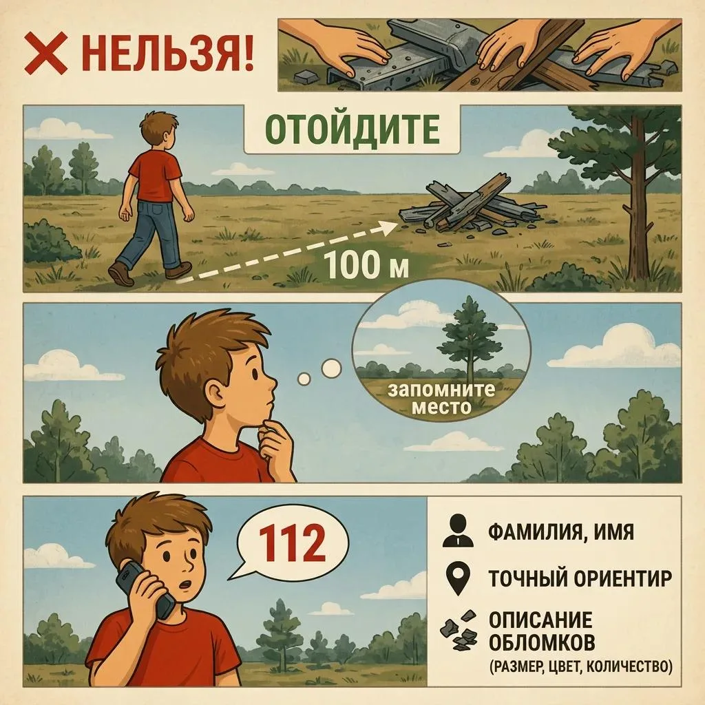 При походе в лес будьте внимательны! Встречаются опасные находки – обломки беспилотных ...