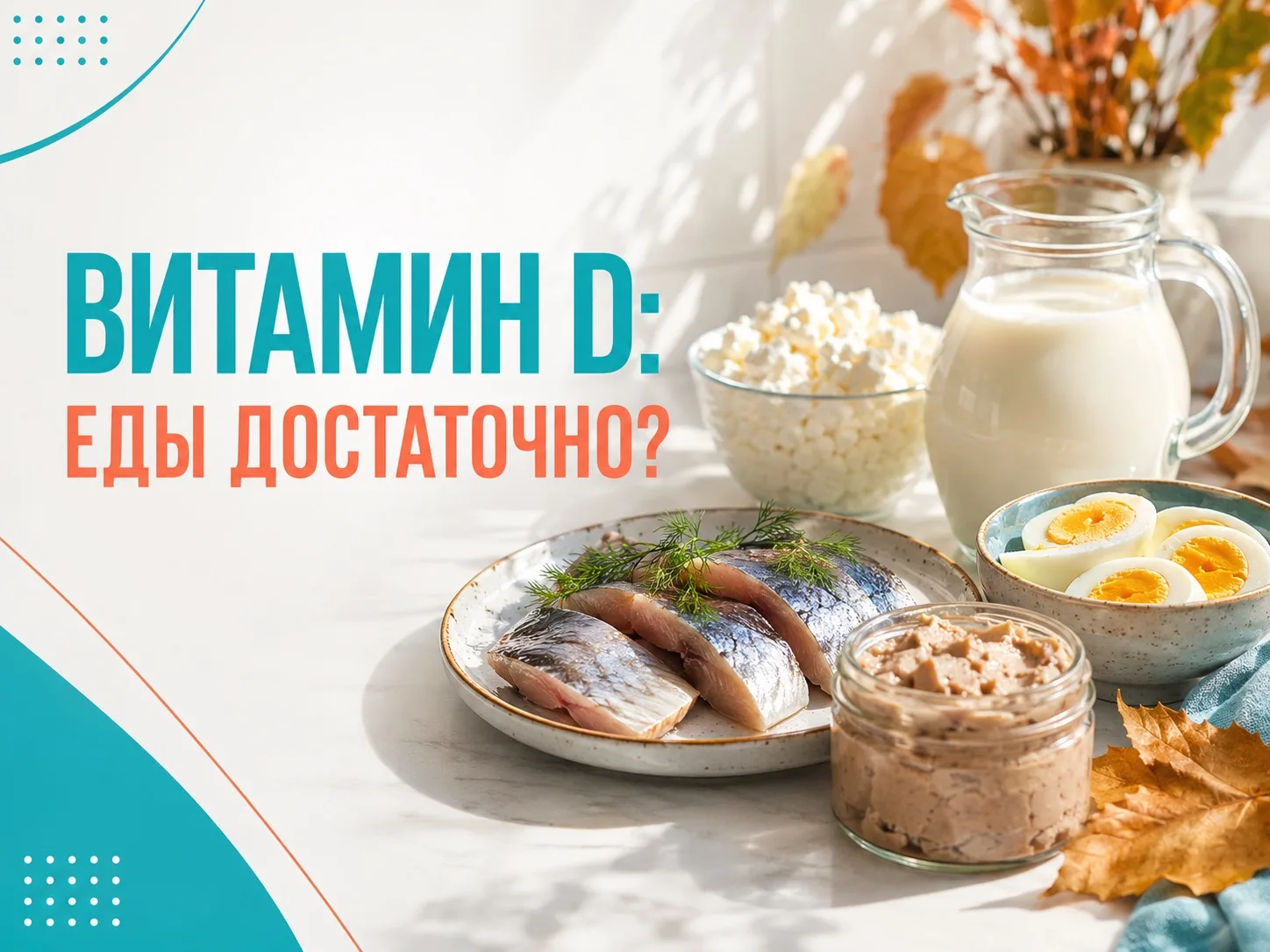 ВИТАМИН D: ЕДЫ ДОСТАТОЧНО?