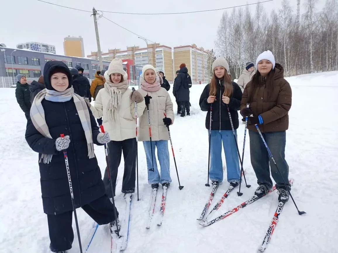 ⛷️Наши на "Лыжне Татарстана"!  Сегодня в микрорайоне Мирный состоялось ежегодное спортивное мероприя
