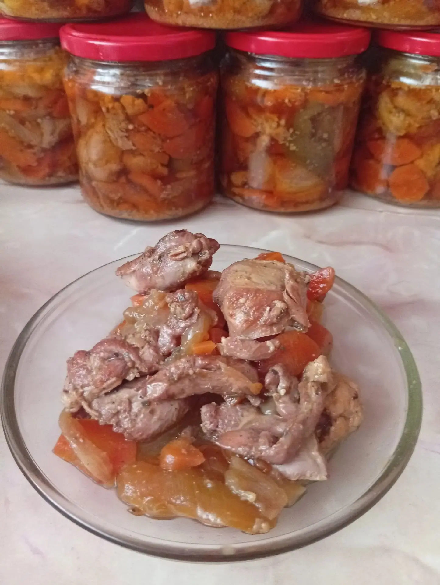 Курица с овощами