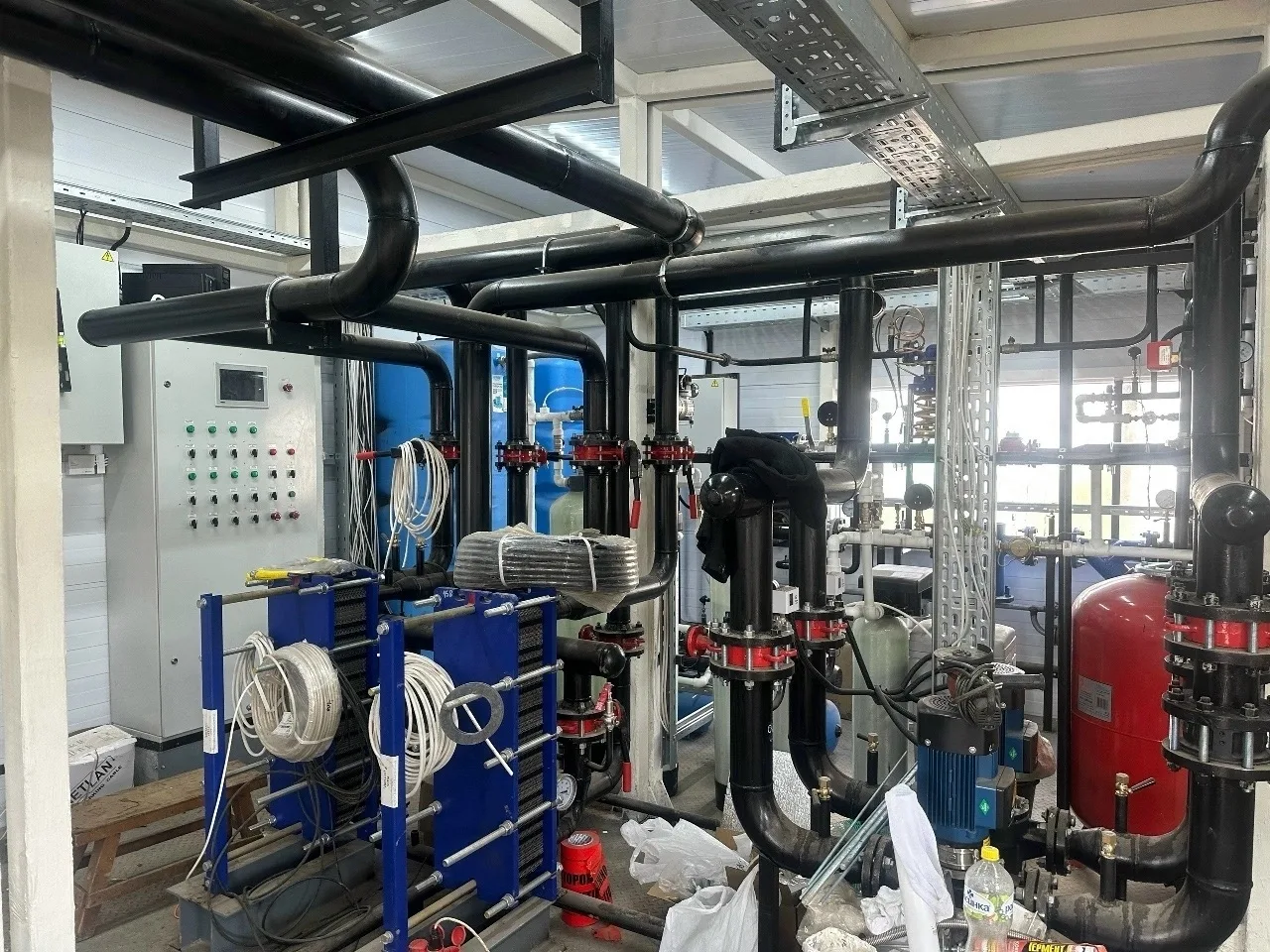 Строительство газовой котельной в Никольском продолжается. Модульная конструкция уже го...