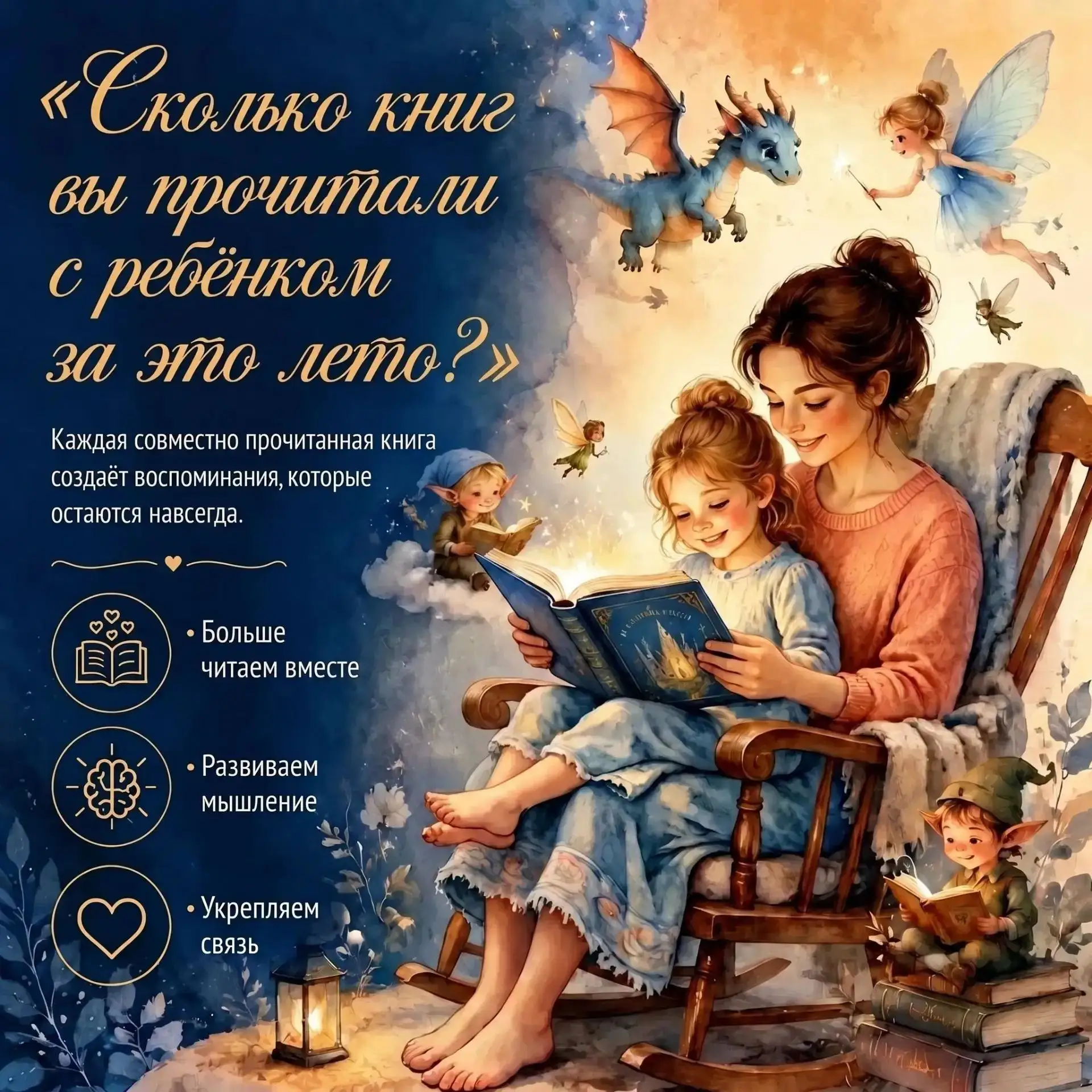 Тёплые мгновения детства: как книга в руках родителя становится сокровищем на всю жизнь!

Есть момен