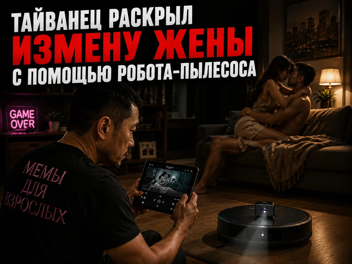 Тайванец раскрыл измену жены с помощью робота-пылесоса — и в итоге сам попал под суд.