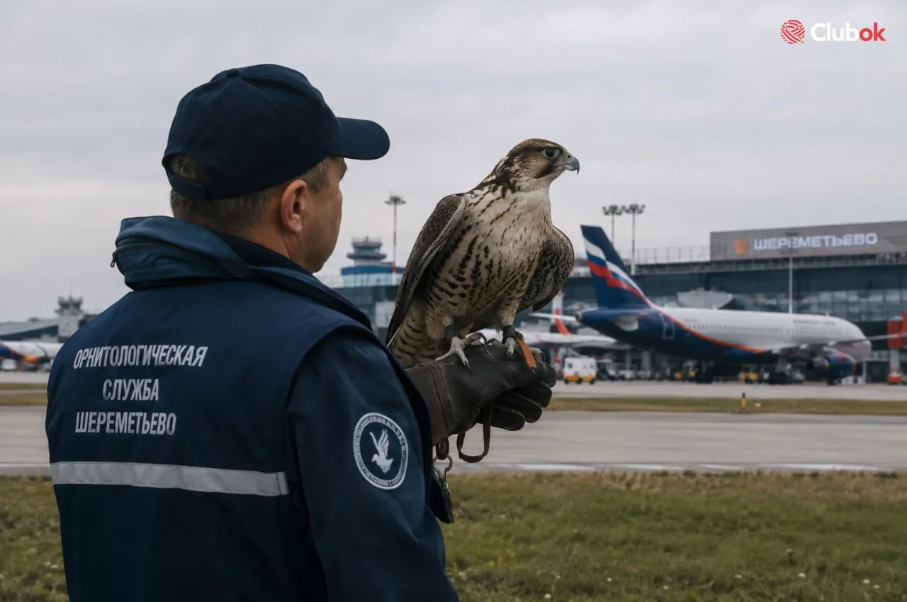 🦅 Соколы и ястреб: необычные сотрудники аэропорта Шереметьево