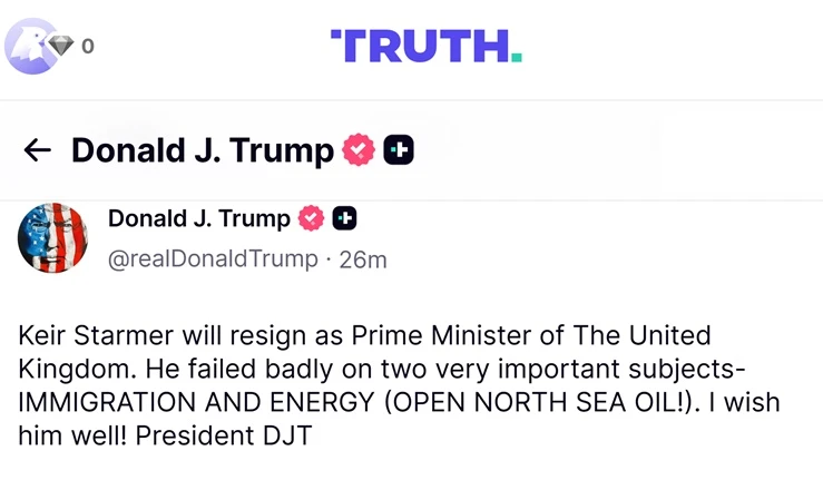 🇬🇧🇺🇸Премьер-министр Британии уходит в отставку, — Трамп