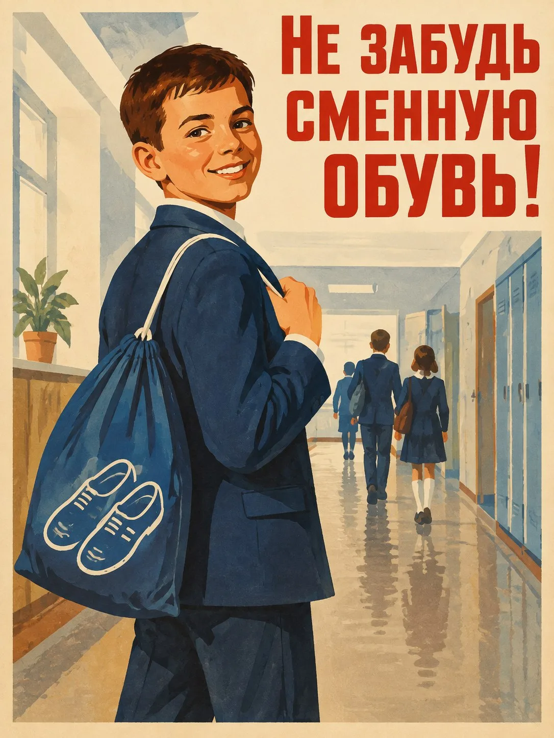 Ребята, напоминаем о  сменной обуви!