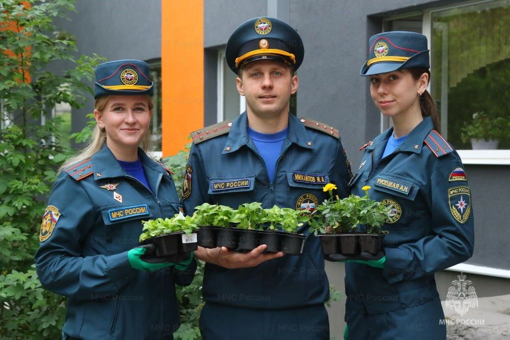 Члены Молодёжного совета Главного управления МЧС России по Рязанской области приняли участие в акции